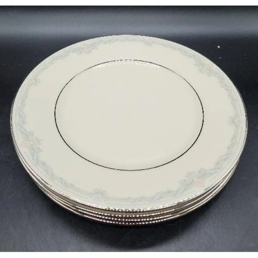 Set Of 4 Lenox Kingston Cosmopolitan‎ Collection Salad Dessert Plates 8.25